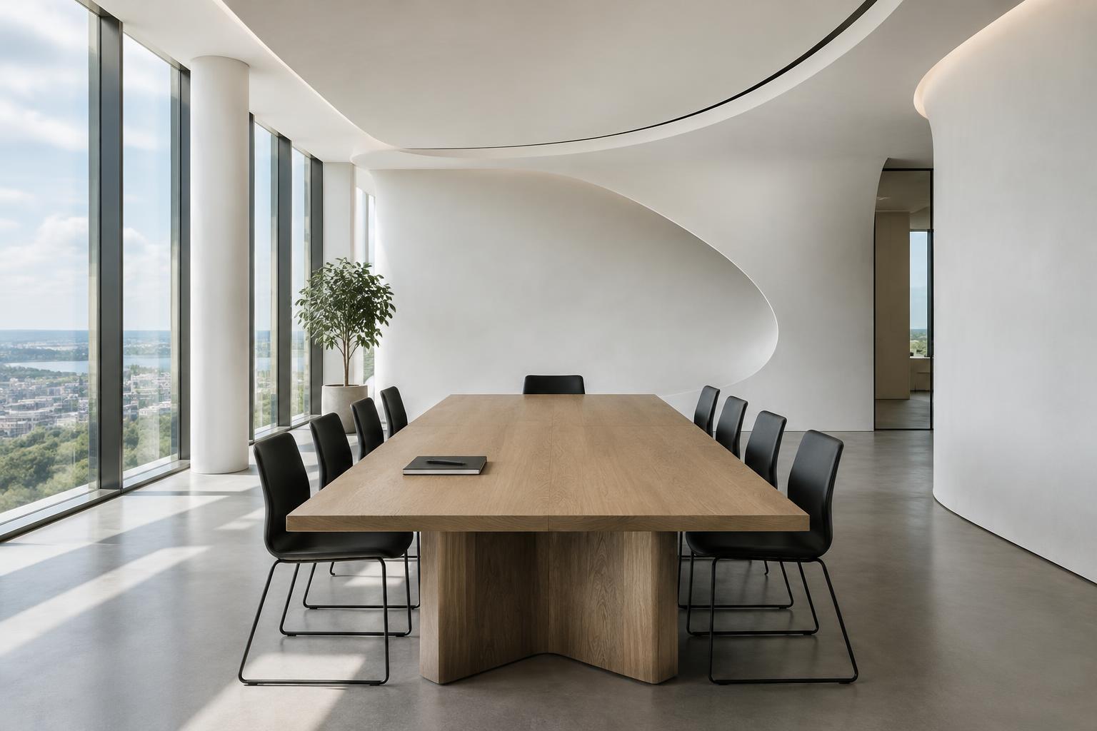 Salle de réunion contemporaine — visuel d’ambiance